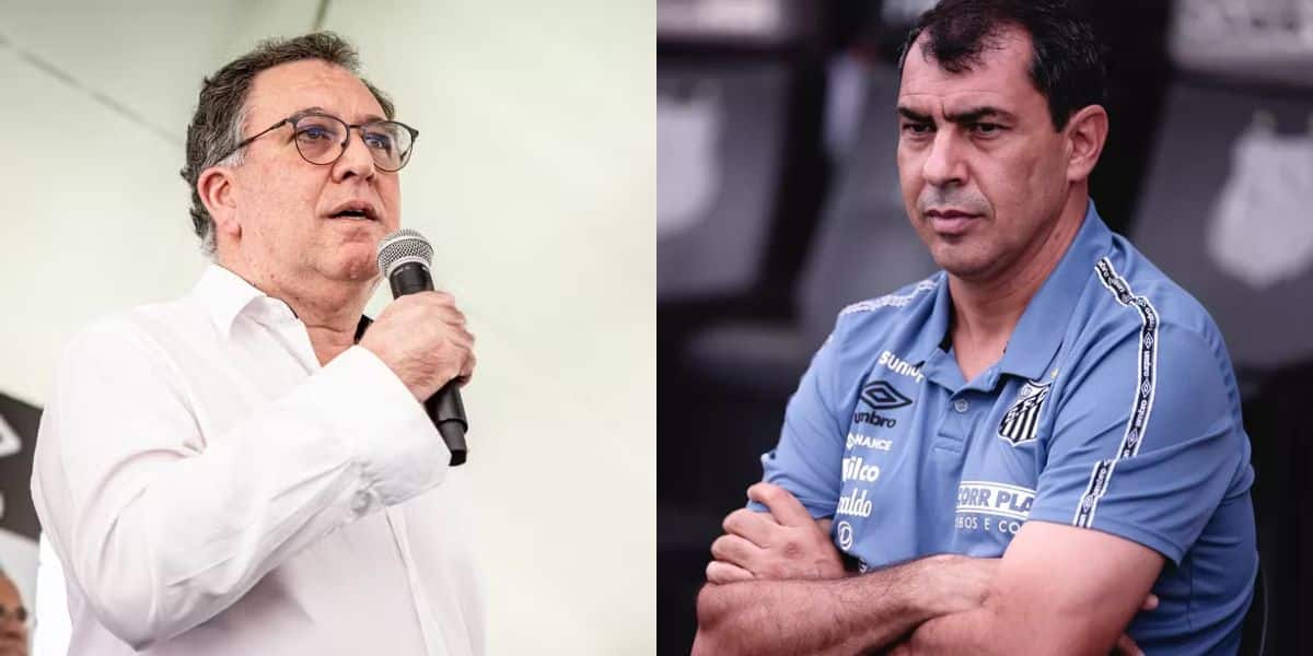 Marcelo Teixeira revelou sobre demissão de Carille no Santos (Reprodução: Raul Baretta / Ettore Chiereguini/AGIF)