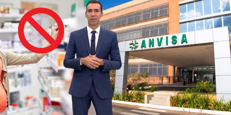 Mulher comprando, César Tralli e fachada da Anvisa (Foto: Reprodução / Canva / Globo / Gov)