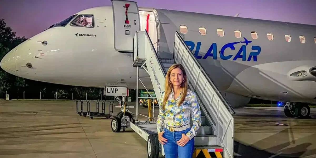 Leila Pereira dona da Placar Linhas Aéreas (Reprodução: Internet)