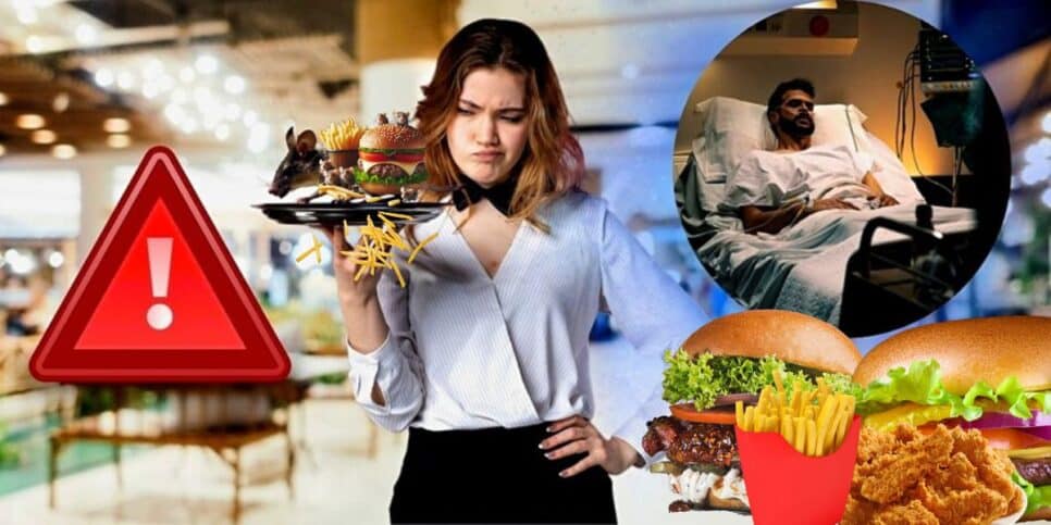 Rede de fast-food, queridinha dos shoppings, foi alvo de investigação após contaminação por fatos e funcionários internados (Foto Reprodução/Montagem/Lennita/Tv Foco/Canva/Freepik)