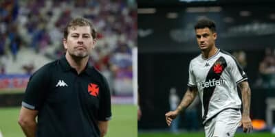 Vasco pode ter o retorno de dupla de Coutinho para a felicidade de Rafael Paiva (Foto: Fernando Moreno/AGIF/ Esportes News Mundo)