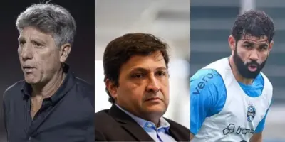 Saída de Diego Costa e Renato Gaúcho do Grêmio obriga Guerra a agir às pressas