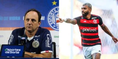 Gabigol avisa sobre seu futuro após sair do Flamengo e Bahia de Rogério Ceni já sabe (Letícia Martins/ ECB/ Gilvan Souza/ CRF)