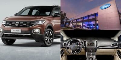 Modelo da Ford para aniquilar o SUV T-Cross (Reprodução: Montagem TV Foco)