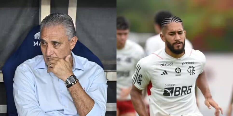 Substituto de Tite não terá Pablo no Flamengo (Reprodução: André Durão / Marcelo Cortes)