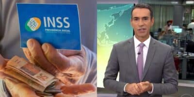 Tralli paralisa o Jornal Hoje com nova lei do INSS e alerta aos aposentados - Foto: Internet