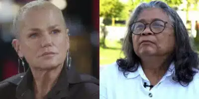 Xuxa rasga camiseta de Marlene Mattos e murro na cara: 
