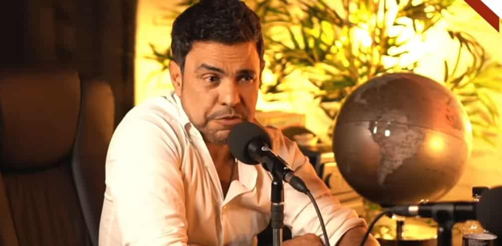 Zezé Di Camargo no podcast de André Piunti (Foto Reprodução/Youtube)