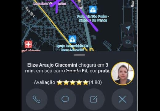 Elize Matsunaga tentou trabalhar como motorista de app (Foto Reprodução/UOL)