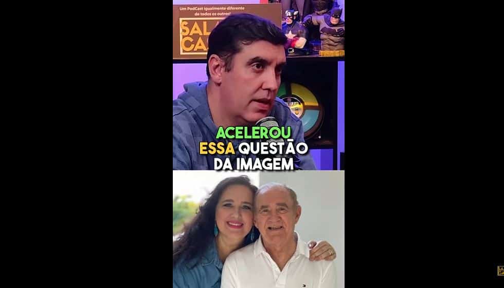 Rafael Scapa revela que é a esposa do Renato Aragão que ajudou a construir a imagem de arrogante (Foto Reprodução/Youtube)