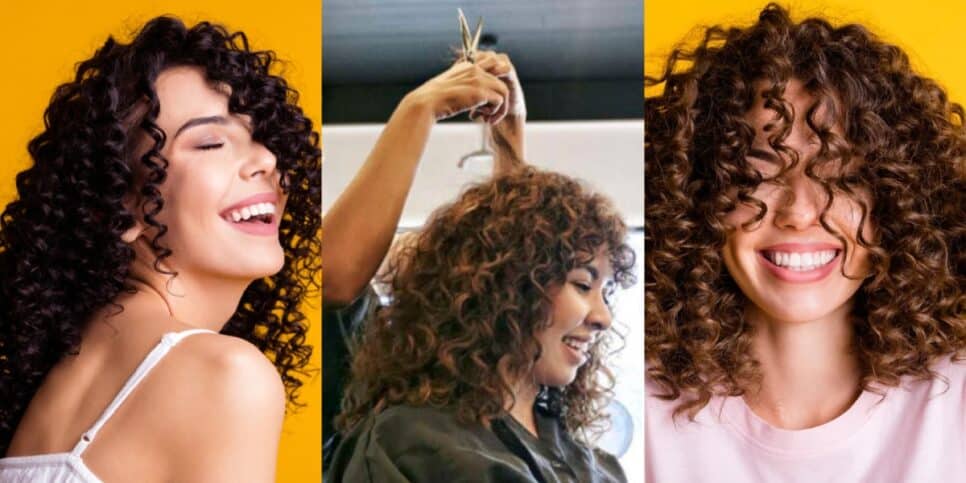 5 cortes de cabelo cacheado para valorizar o rosto em 15 minutos (Foto: Reprodução/ Freepik)