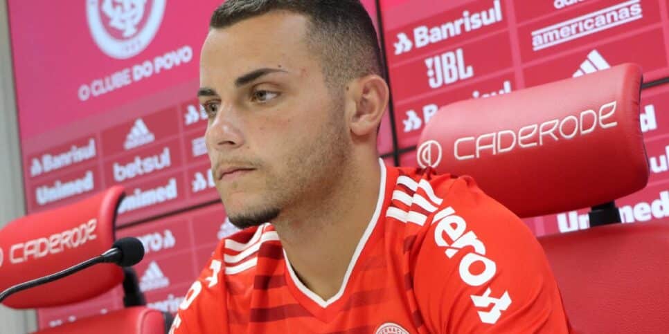 Bruno Gomes como jogador do Inter (Foto- Ricardo Duarte)