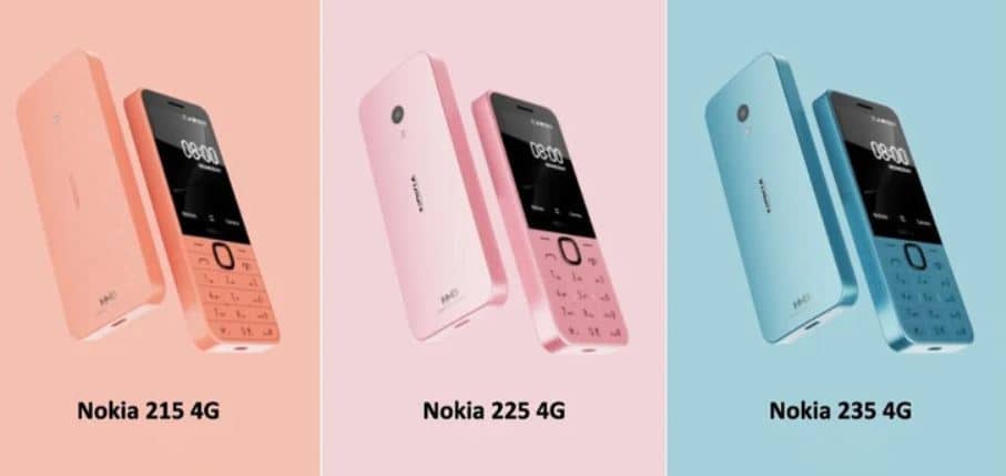 Nokia, atualizou sua linha com 3 novos feature phones