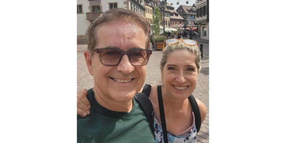 Âncora ao lado de sua esposa e Rosana Gerab (Foto: Instagram)