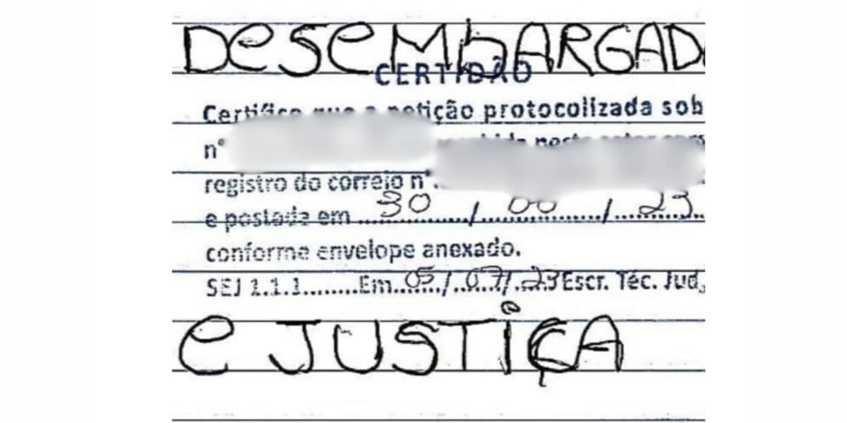 Carta de Paulo Cupertino, acusado de matar ator Rafael Miguel (Foto: Metrópole)