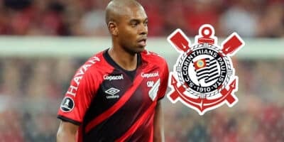 Corinthians - Fernandinho em ação pelo Athletico-PR na CONMEBOL Libertadores de 2022 (Foto: Heuler Andrey/Getty Images)