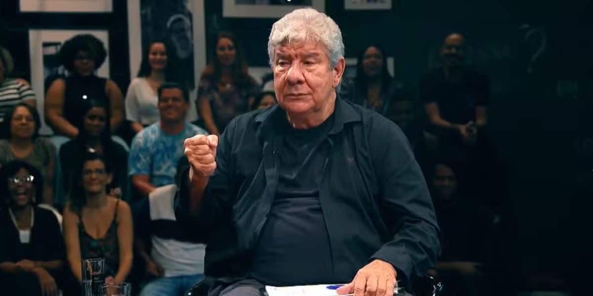 Joel Santana no Que História É Essa, Porchat (2) Joel Santana no Que História É Essa, Porchat (Foto: Reprodução / Globo)