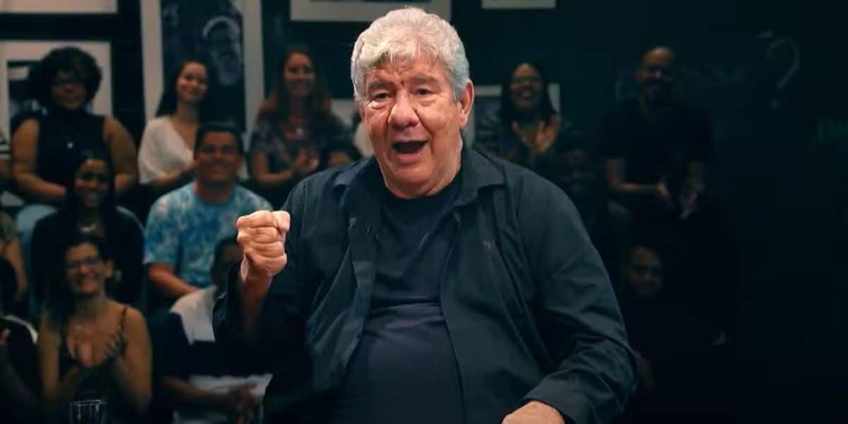 Joel Santana no Que História É Essa, Porchat Joel Santana no Que História É Essa, Porchat (Foto: Reprodução / Globo)
