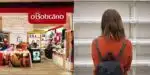 Loja O Boticário Prateleira vazia - Montagem TVFOCO