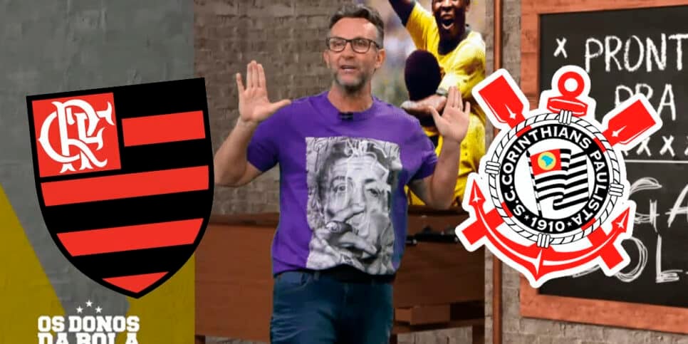 Neto - Corinthians e Flamengo (Foto: Reprodução, Montagem - TV Foco)