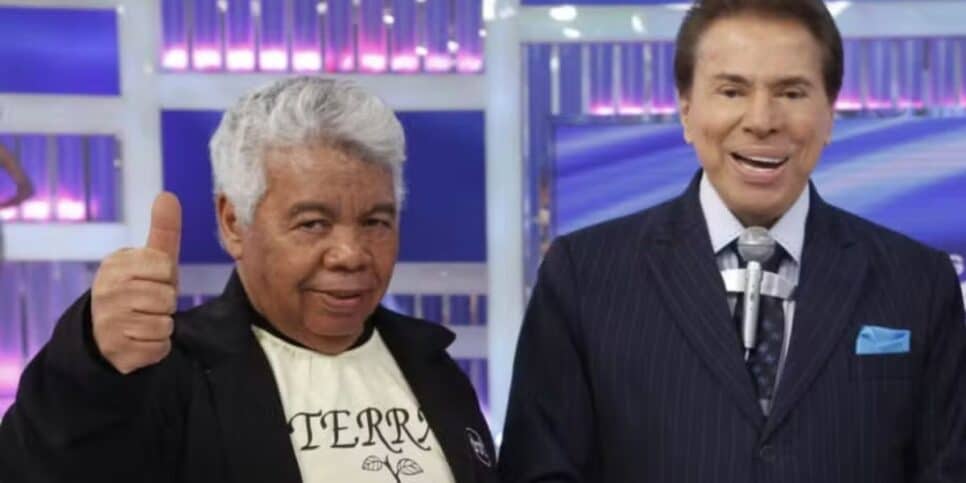 Roque e Silvio Santos - Foto: Reprodução SBT