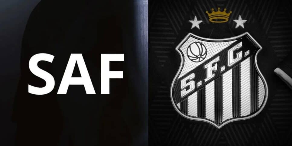 SAF - Santos (Foto: Reprodução, Montagem - TV Foco)