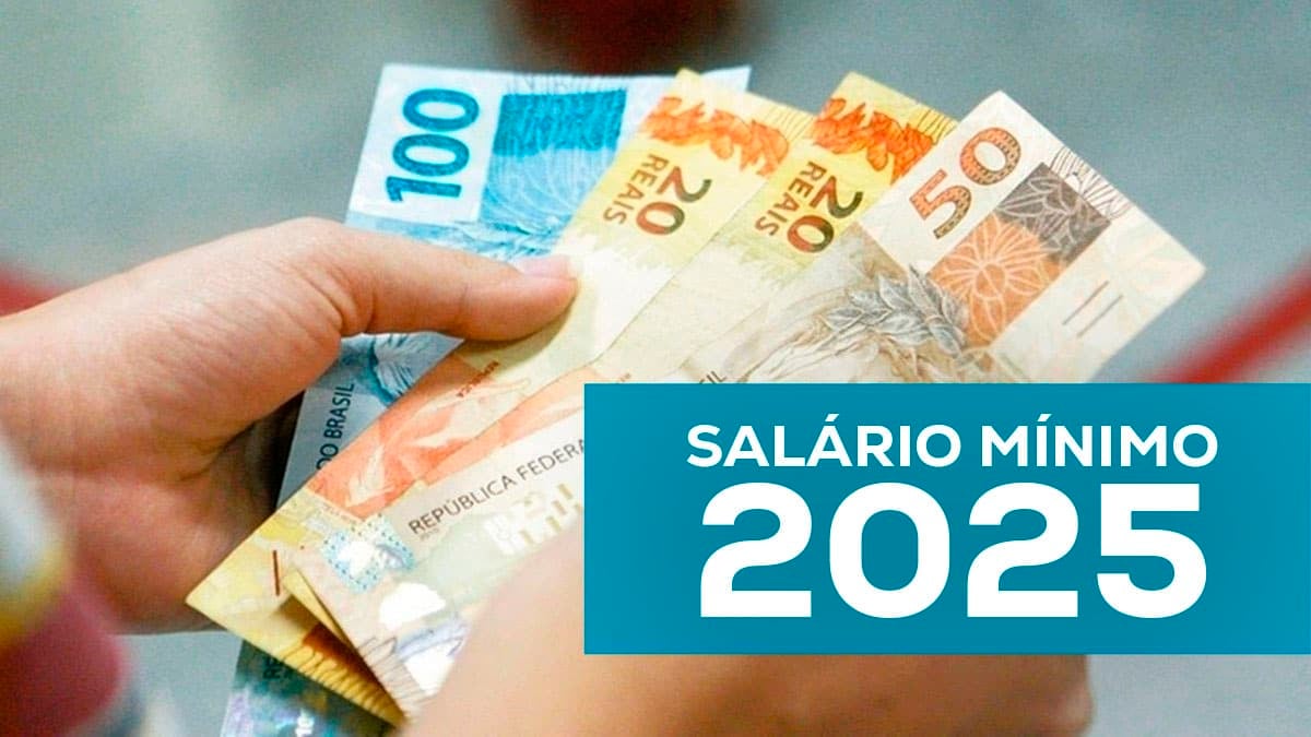 Salário mínimo 2025 (Foto: Montagem - TV Foco)