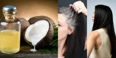 Fonte da juventude: Tinta caseira com óleo de coco e +2 ingredientes traz FIM dos cabelos brancos