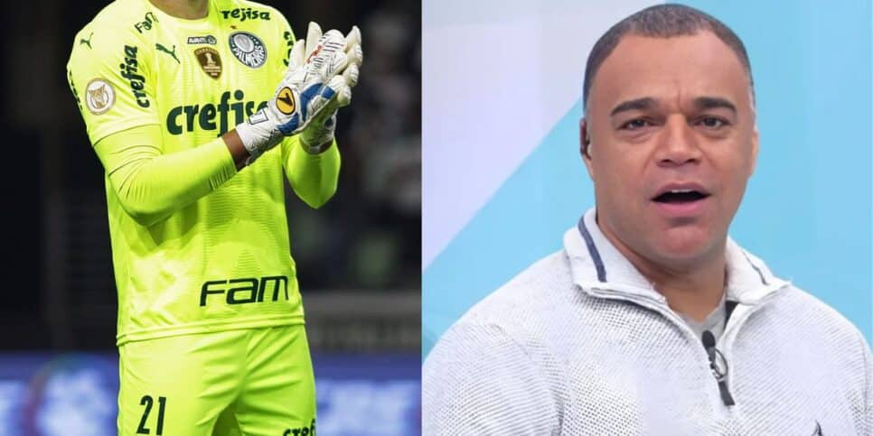 Weverton no Palmeiras e Denílson no Jogo Aberto da Band (Reprodução - Internet)