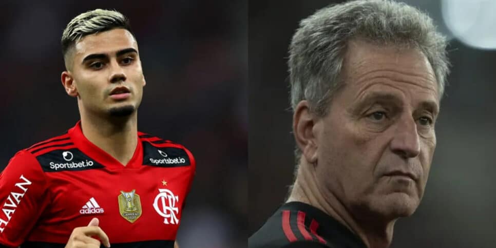 R$122M e rasteira no Flamengo: Andreas Pereira vira alvo de rival (Foto: Reprodução/Montagem TV Foco)