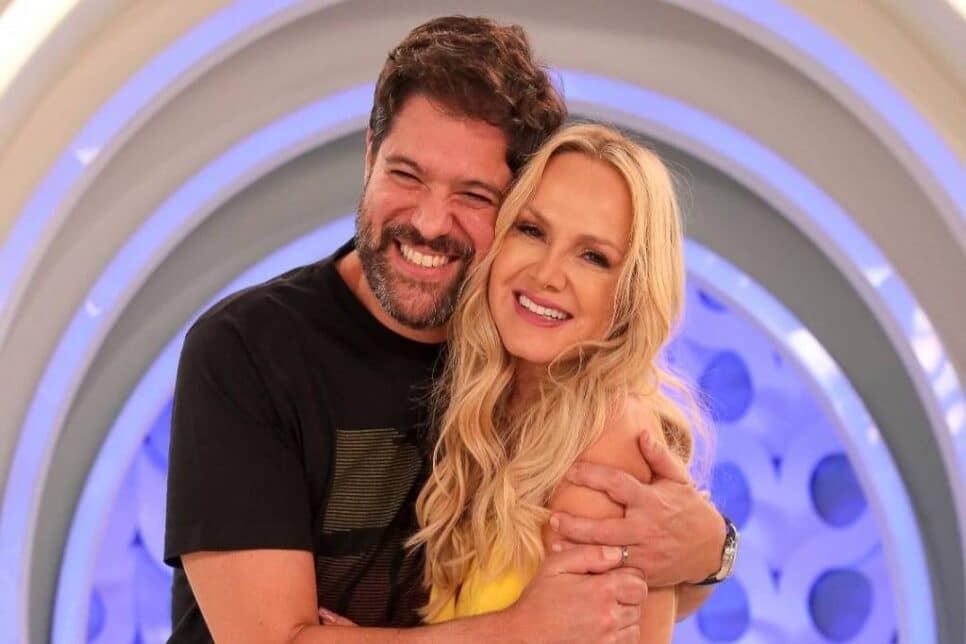 O ex-diretor do SBT, Ariel ao lado de Eliana (Foto: Reprodução/Instagram)