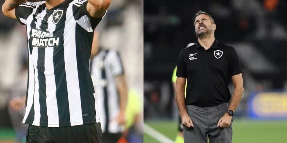 Artur Jorge tem que lidar com 3 viradas no Botafogo (Reprodução: Alexandre Durão)