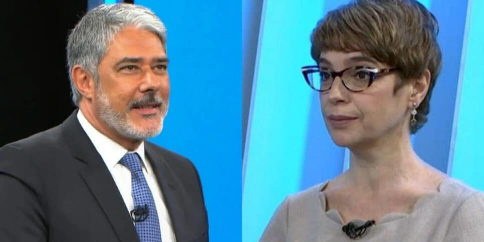 Real relação de Renata Lo Prete e Bonner é difícil de acreditar (Foto: Reprodução/Montagem TV Foco)