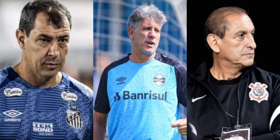 A demissão de 3 técnicos do Brasileirão - (Montagem / TV FOCO)