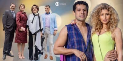 Família de Belisa, Chico e Roxelle em Volta por Cima (Foto: Reprodução / Globo / Montagem TV Foco)