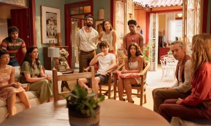 Família Leonel em No Rancho Fundo (Foto: Reprodução / Globo)