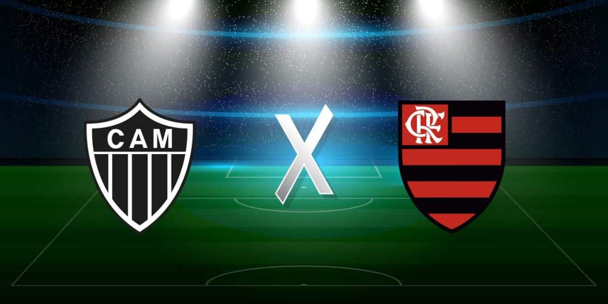 Atlético-MG e Flamengo na final da competição (Reprodução: Internet)