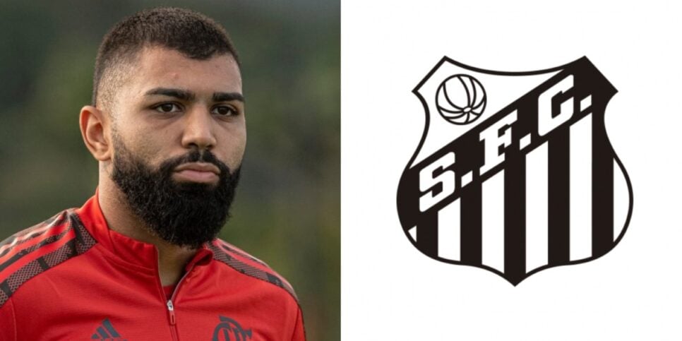 Gabigol bate martelo de acerto com Santos - (Montagem / TV FOCO)