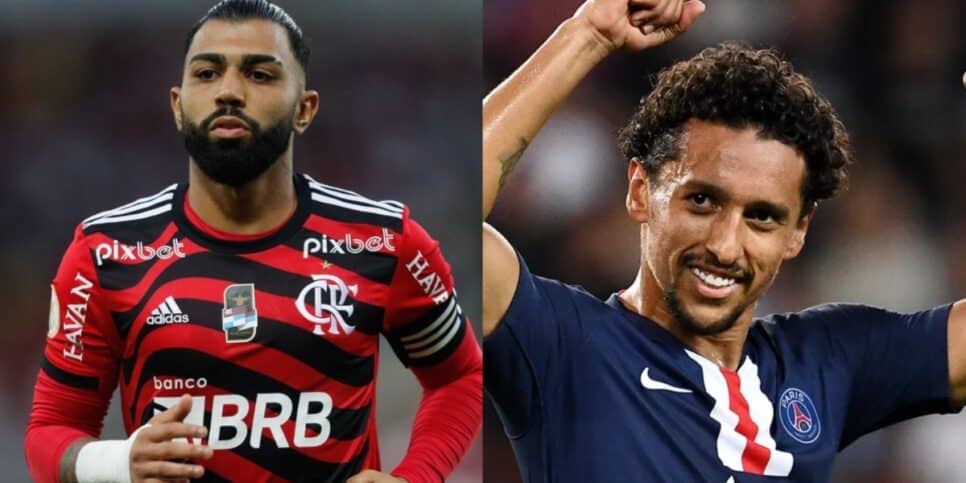 Gabigol e Marquinhos no Corinthians (Foto: Reprodução/ Internet)