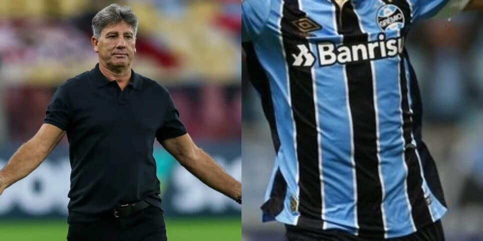 Renato e craque do Grêmio (Foto: Reprodução/Montagem TV Foco)