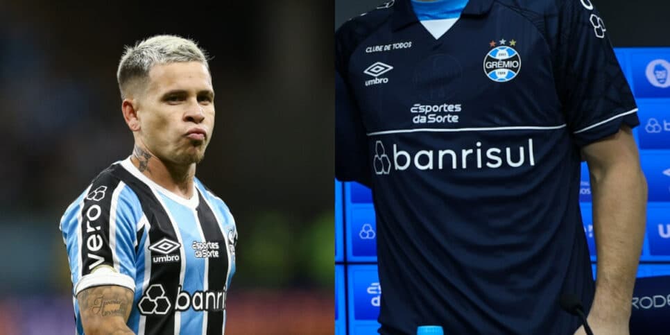 Soteldo e +1 da tchau: 2 craques do Grêmio sobre jogar no Santos (Foto: Reprodução/Montagem TV Foco)