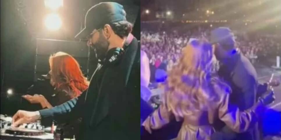 Gusttavo Lima surpreendeu com sua habilidade como DJ (Foto: Reprodução/Montagem TV Foco)