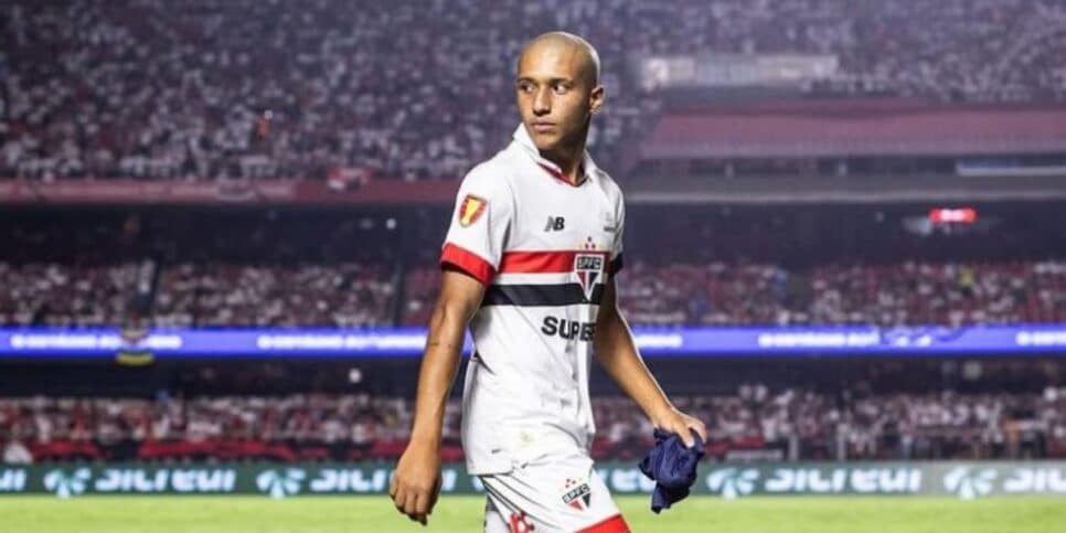 Henrique Carmo estreou pelo São Paulo (Reprodução: X/São Paulo)