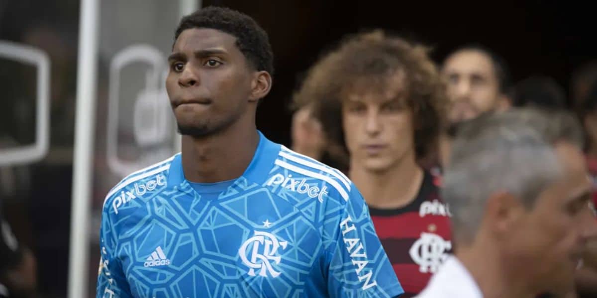 Hugo Souza ainda pertence ao Flamengo (Reprodução: Alexandre Vidal)