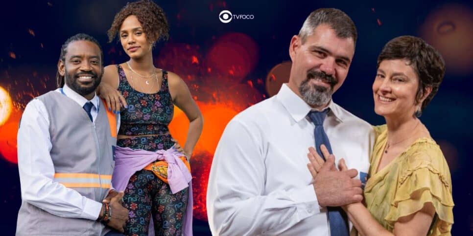 Jão, Madalena, Jayme e Tereza em Volta por Cima (Foto: Reprodução / Globo / Montagem TV Foco)