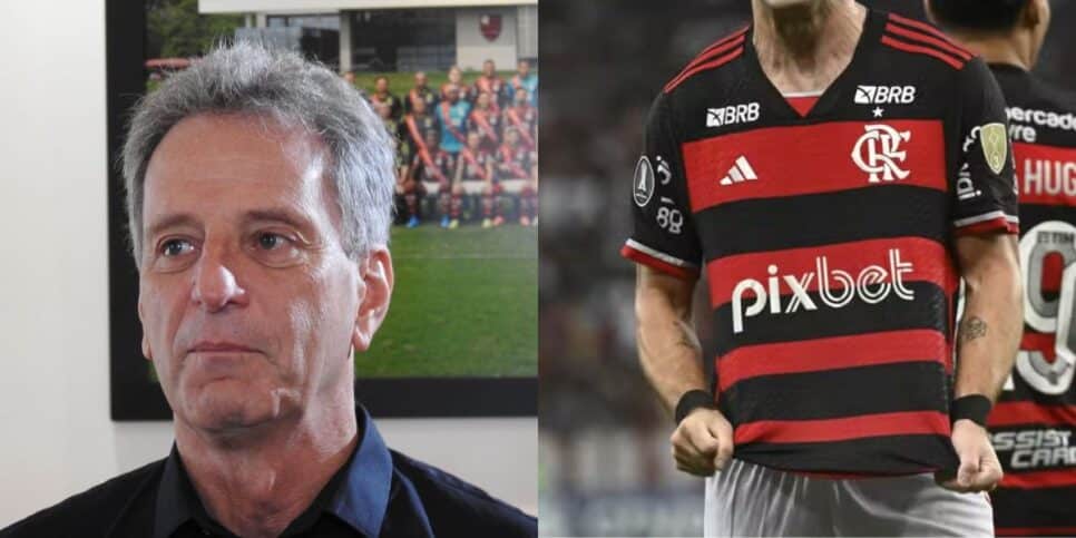 Landim define futuro de xerifão da zaga do Flamengo (Reprodução: Ge)