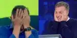 "Casca de ovo" arranca 270 mil reais de participante no Domingão e leva Huck à loucura - Foto: Montagem
