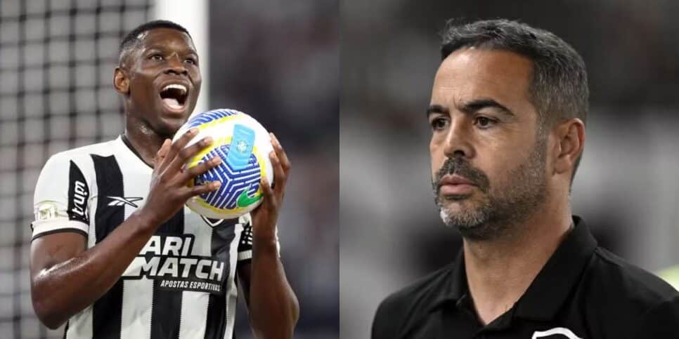 Artur lida com 3 viradas no Botafogo, incluindo lista de debandada de 5 craques (Reprodução: Vitor Silva / André Durão)