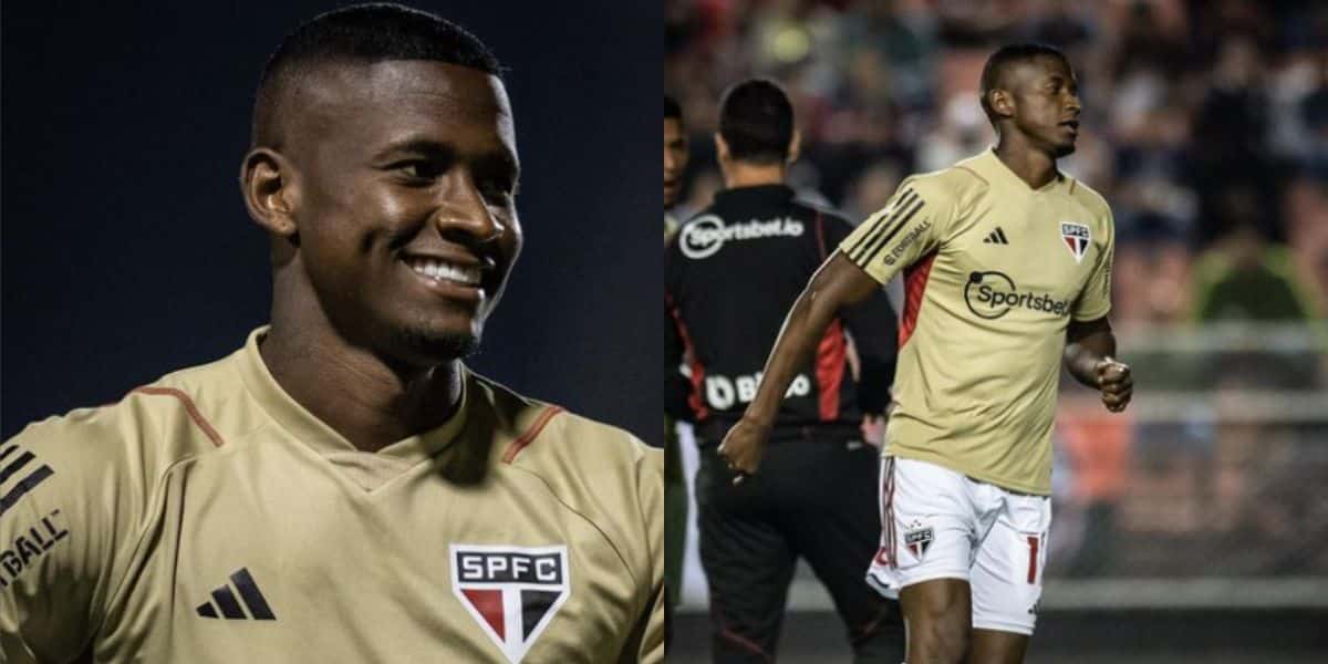 Orejuela pouco jogou pelo São Paulo, em 4 anos (Reprodução: Instagram)