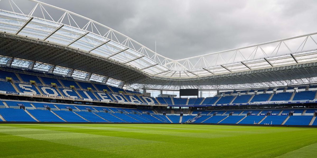 Estádio do Real Sociedad, que teve uma proposta recusada por Bittencourt (Reprodução: Real Sociedad/Divulgação)